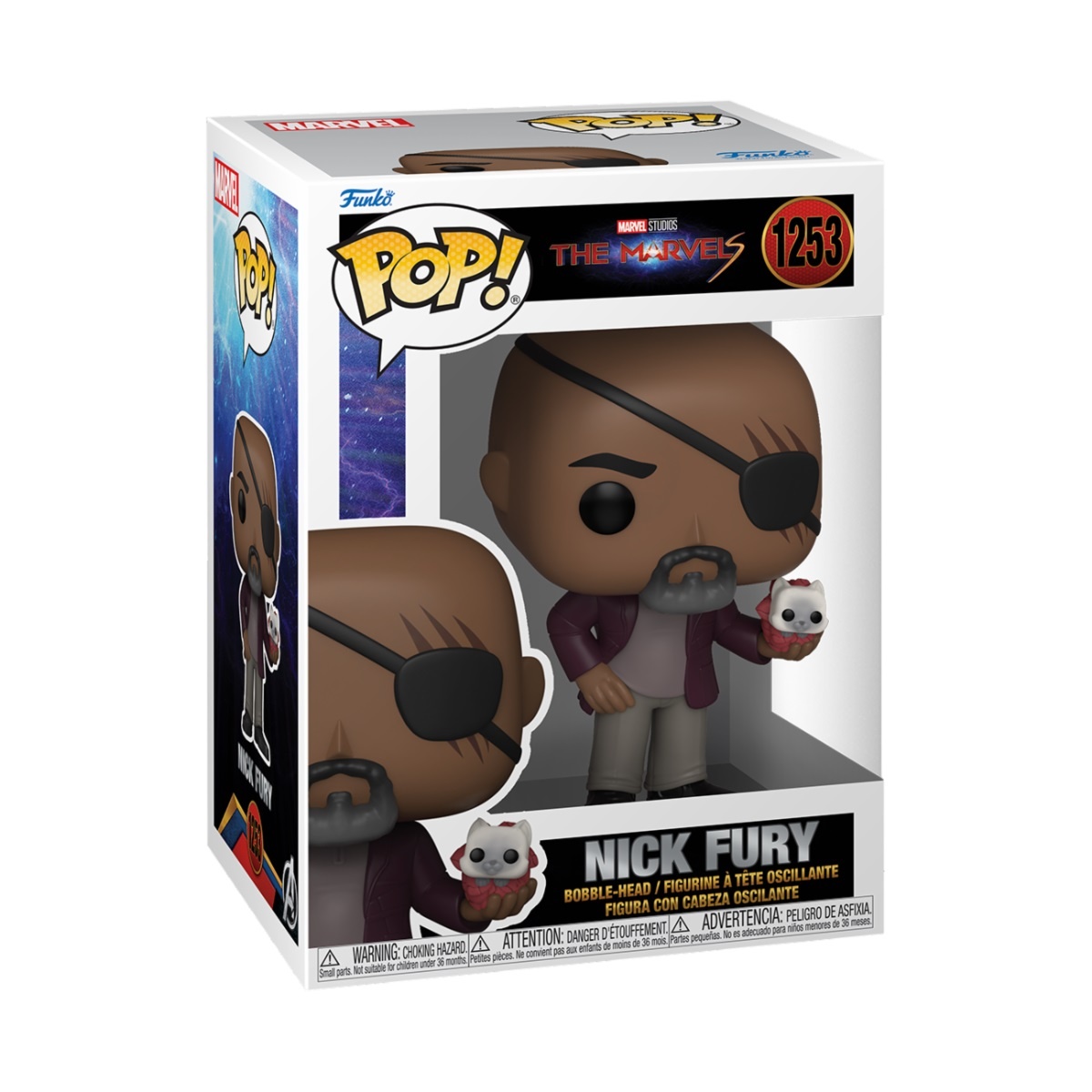 Pop Marvel: The Marvels - Nick Fury - Funko Pop #1253
