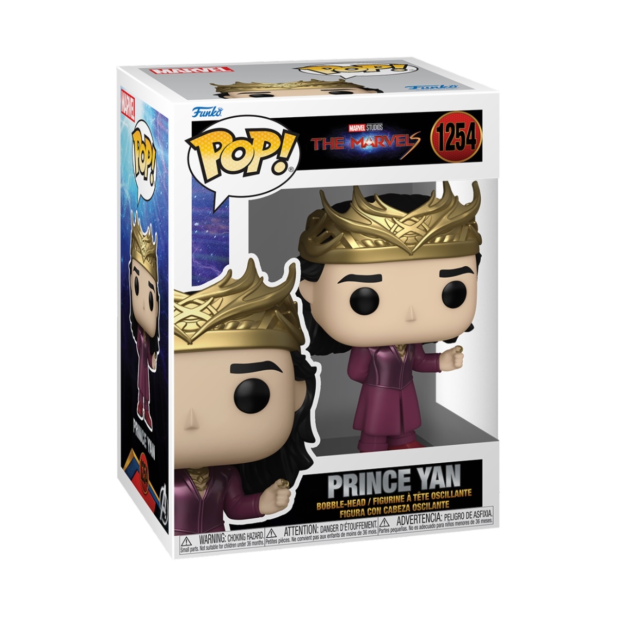 Pop Marvel: The Marvels - Prince Yan - Funko Pop #1254