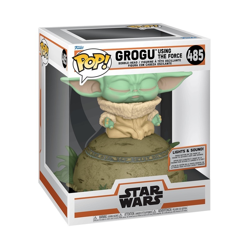 Pop Deluxe: Mandalorian - The Child Using The Force - Funko Pop #485