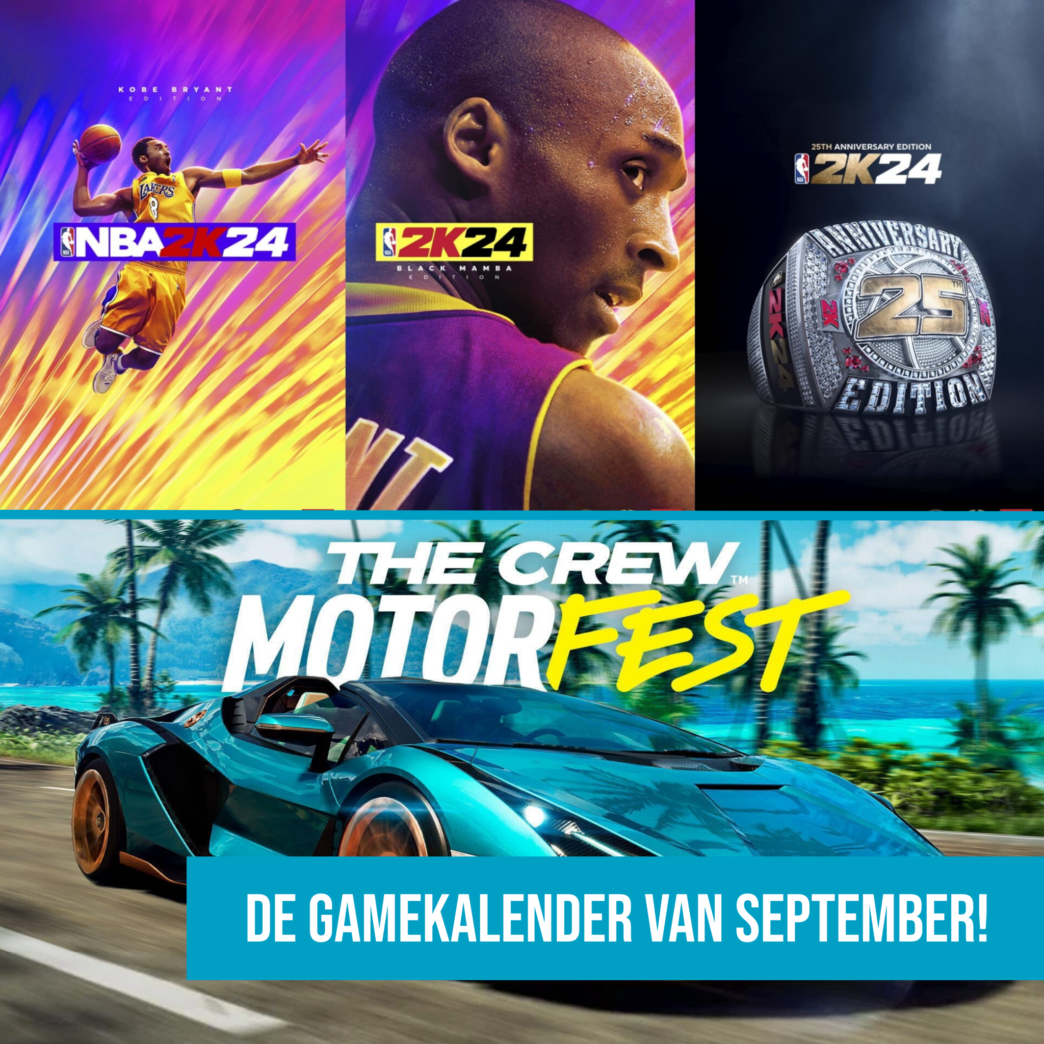 De gamekalender van september 2023!