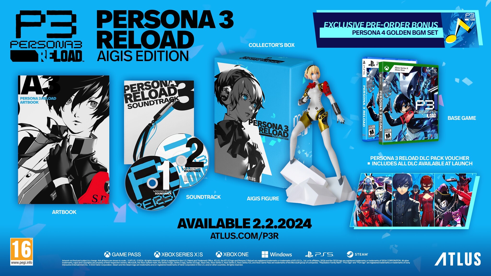 Persona 3 Reload - Aigis Collector's Edition - Xbox One & Series X