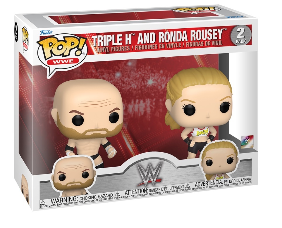 Pop WWE: Triple H & Ronda Rousey - Funko Pop #2