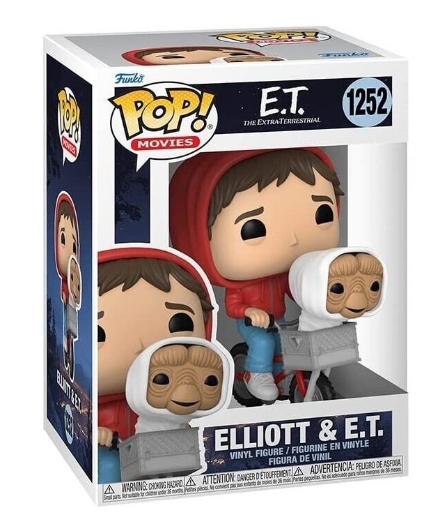 Pop Movies: E.T. - Elliott & E.T. - Funko Pop #1252