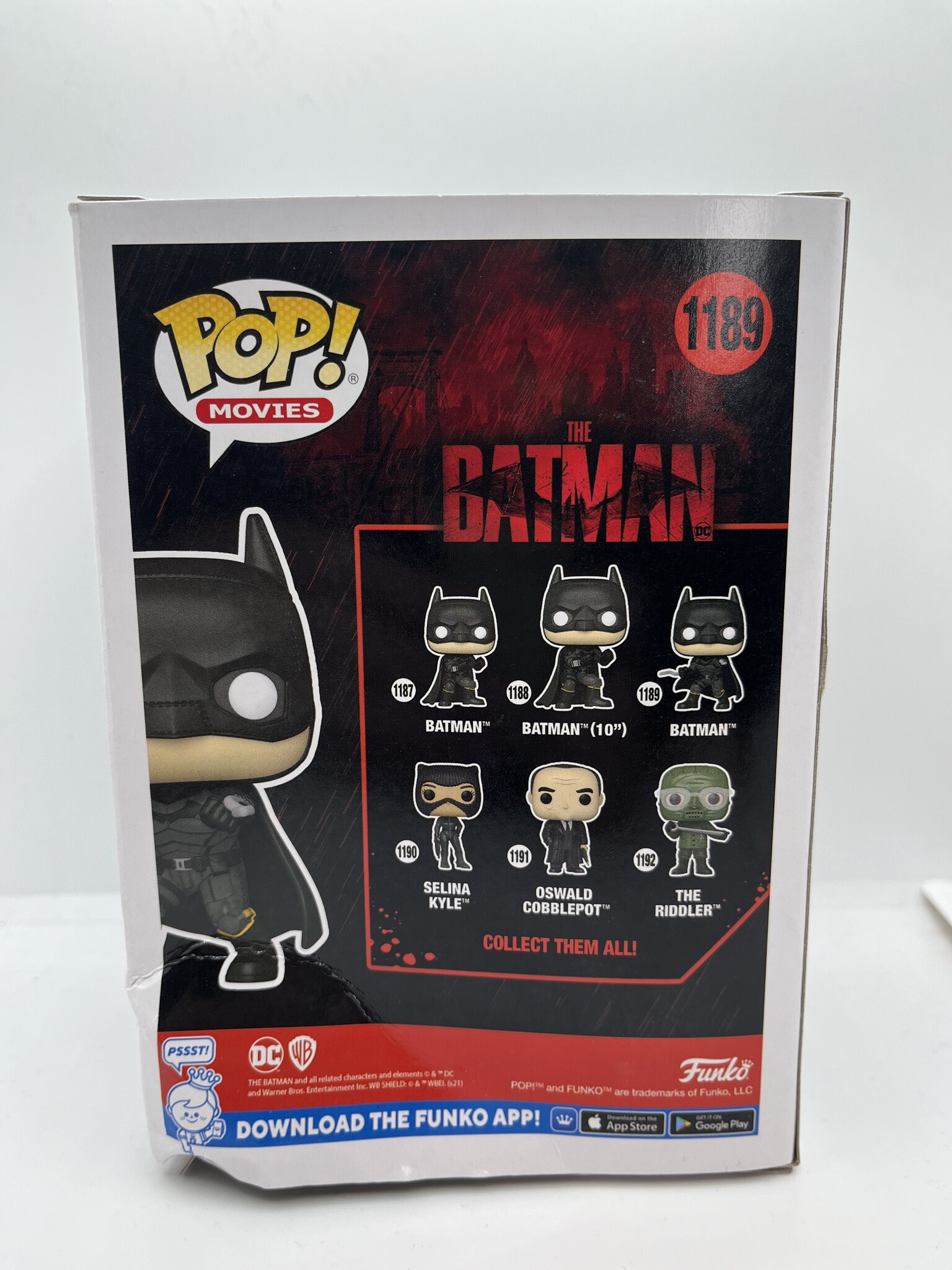 2E KANS | Pop Movies: The Batman - Batman - Funko Pop #1189