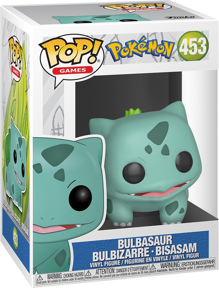 Pop Games: Pokémon Bulbasaur - Funko Pop #453