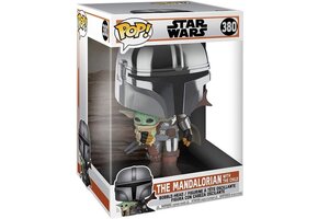 Pop Star Wars: Jumbo Mandalorian with the Child Funko Pop #380