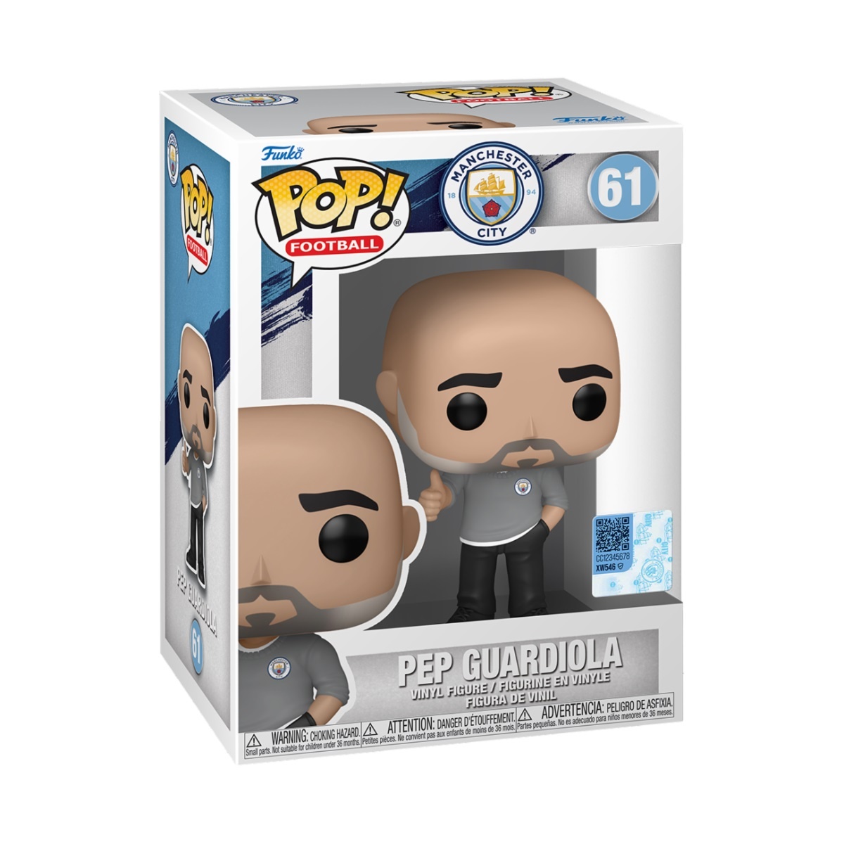 Pop Football: ManCity - Pep Guardiola - Funko Pop #61