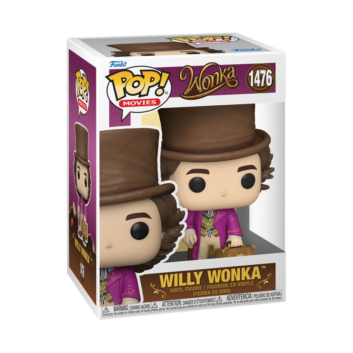 Pop Movies: Wonka - Willy Wonka - Funko Pop #1476