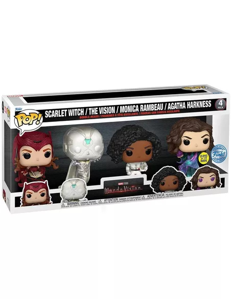 Pop Marvel: WandaVision 4-Pack (Glow in the Dark)