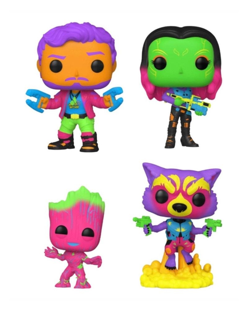 Pop Movies: Guardians of the Galaxy Vol. 2 4-Pack (Black Light)