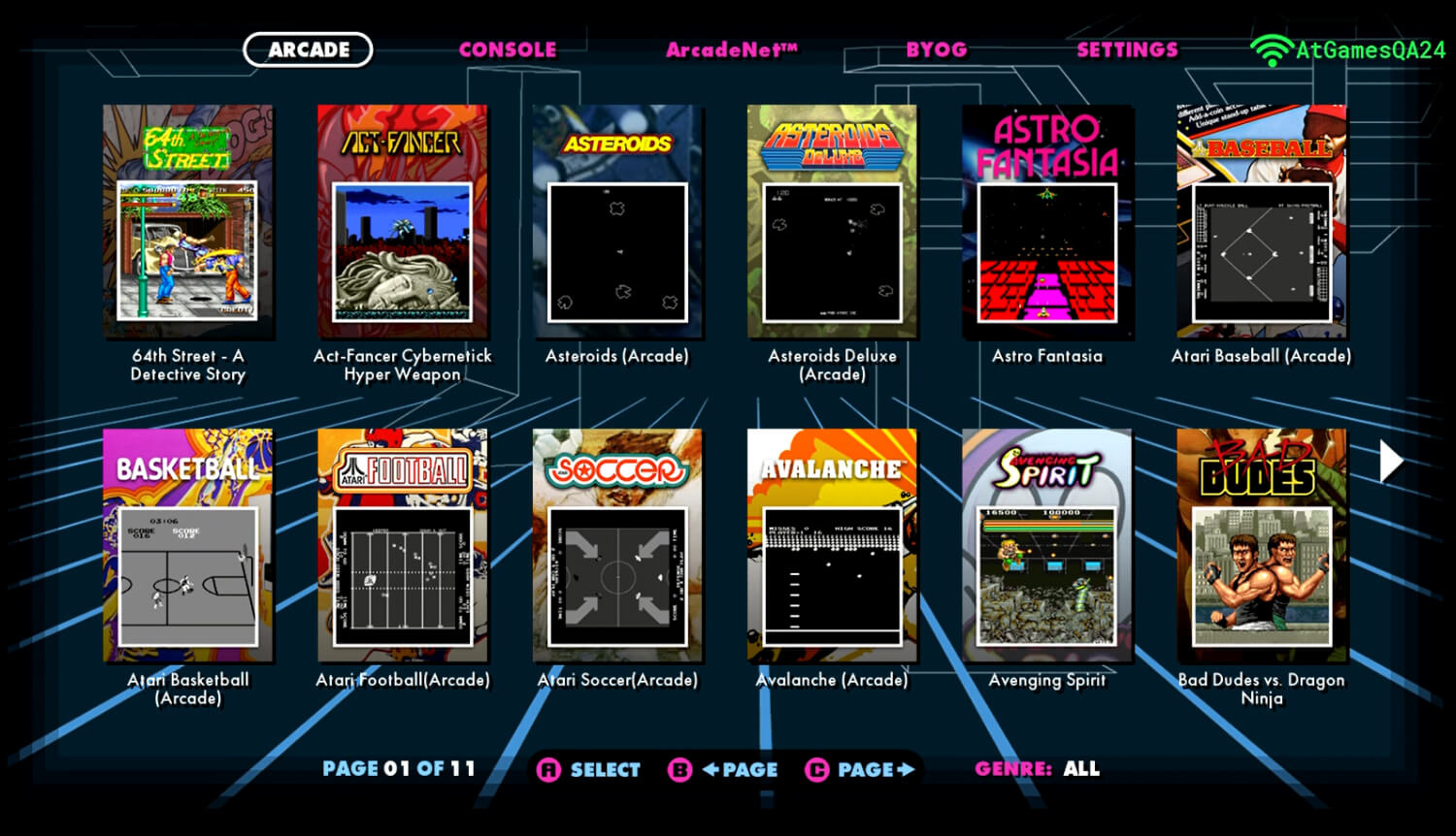 AtGames Legends Ultimate Arcade 1.1 (300 games)