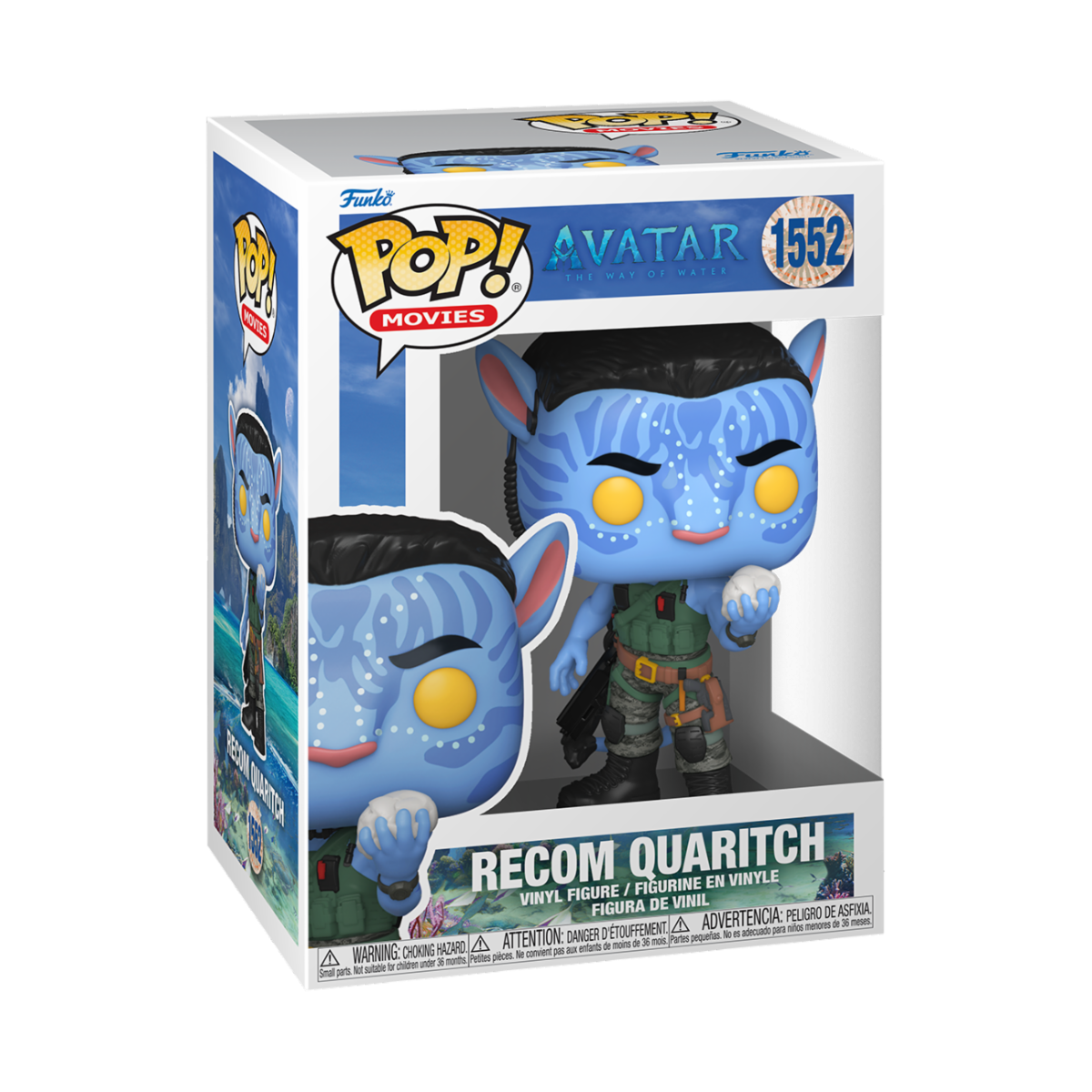 Pop Movies: Avatar - Recom Quaritch - Funko Pop #1552