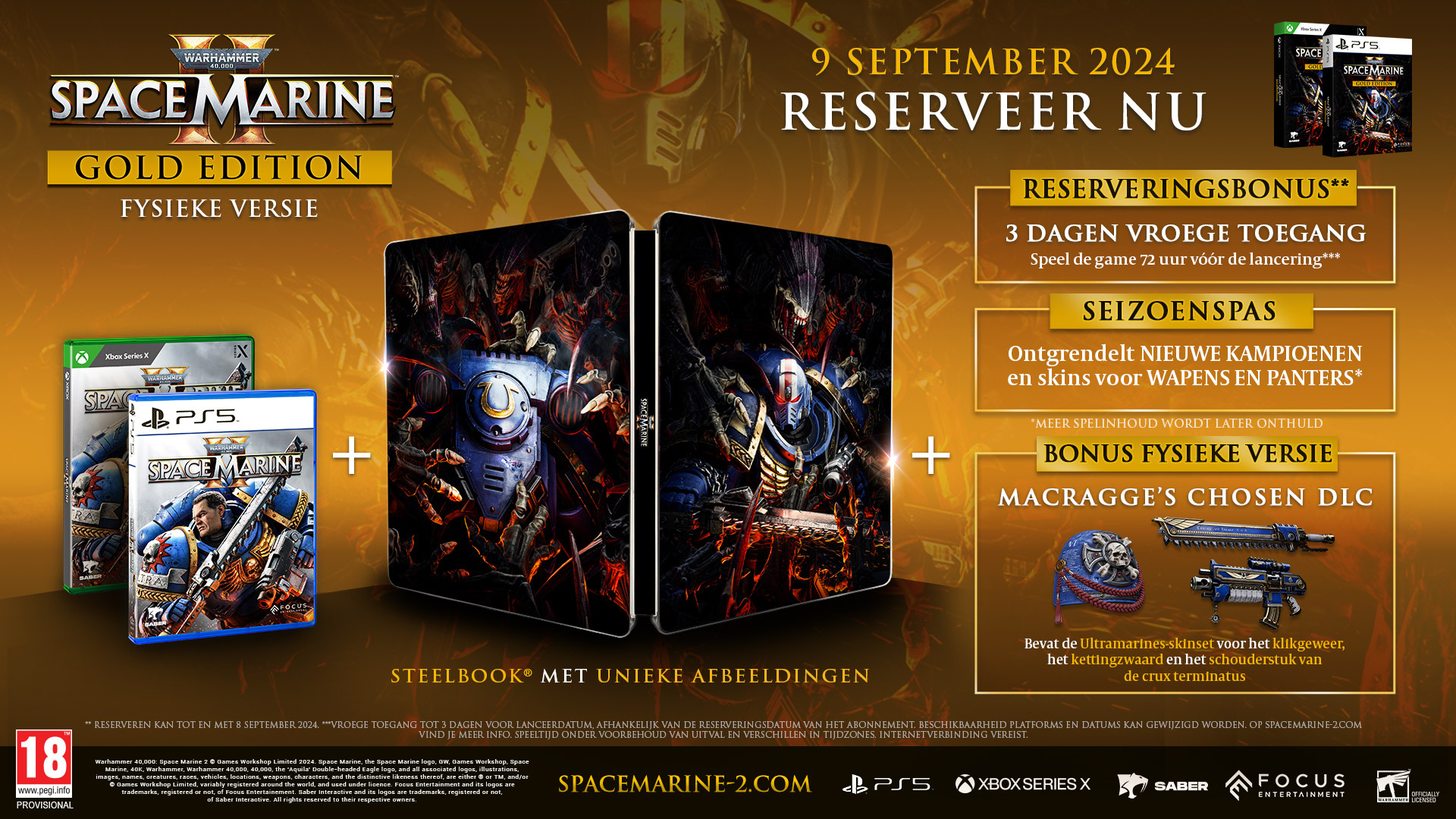 Warhammer 40K: Space Marine 2 - Gold Edition - PS5