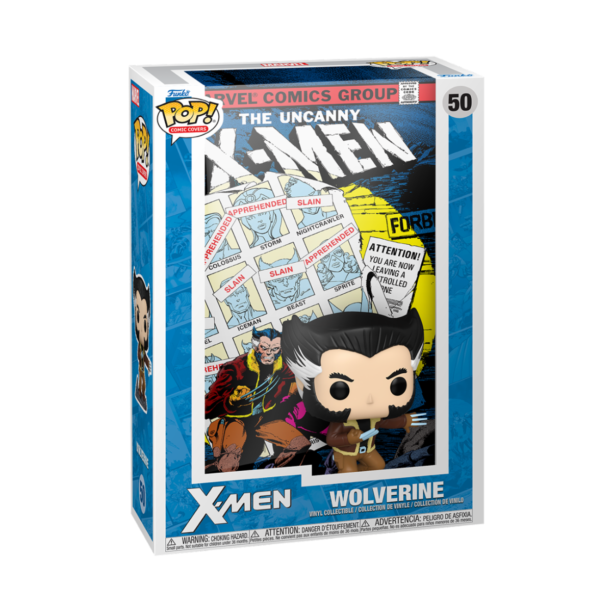 POP Comic Cover: X-Men: Days of Future Past (1981) Wolverine - Funko Pop #50