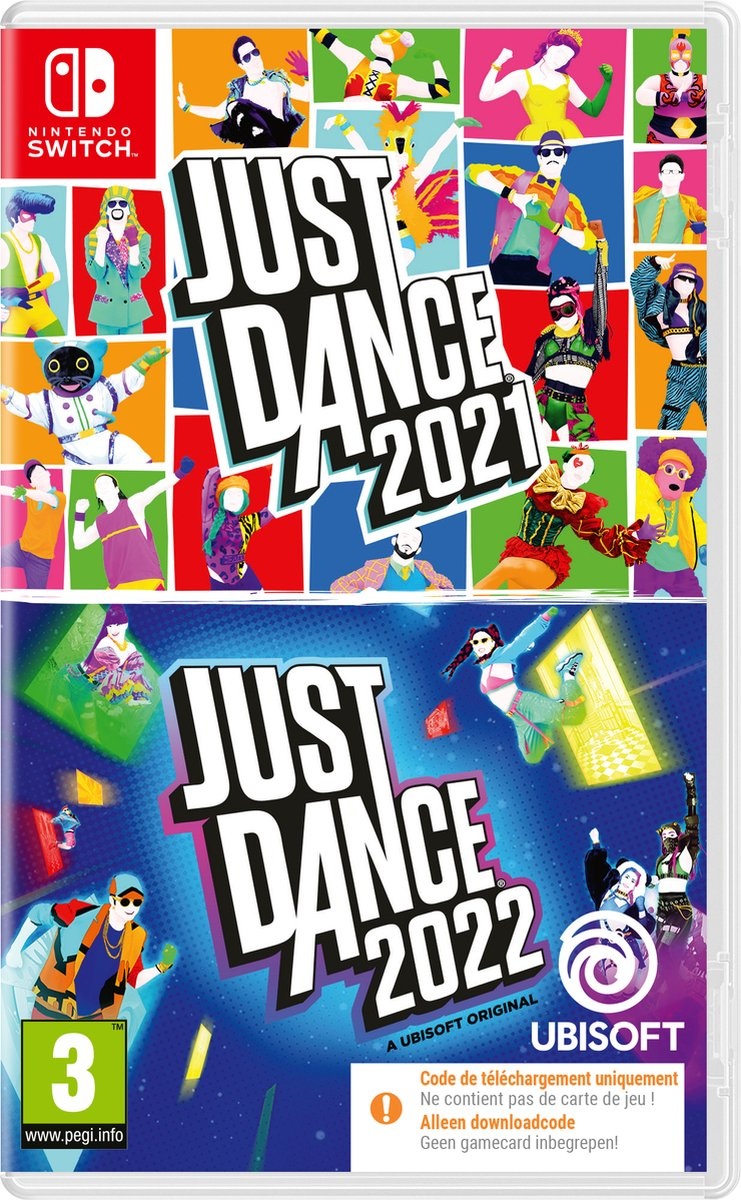 Just Dance 2021 & Just Dance 2022 (Code in a Box) - Nintendo Switch