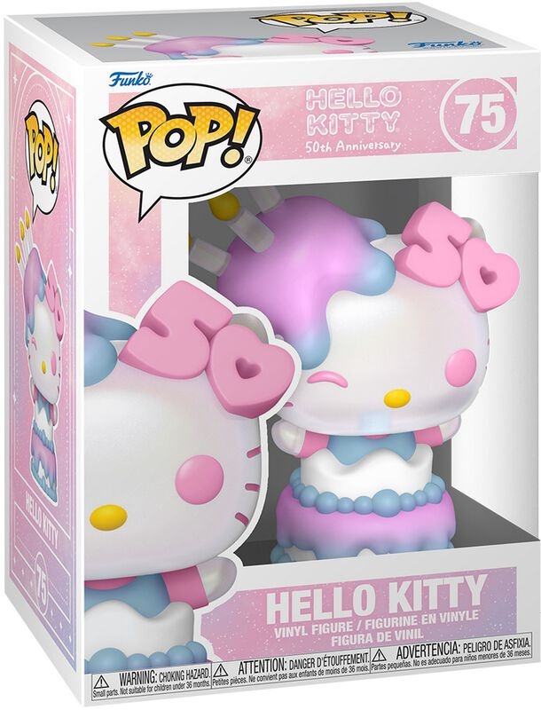 Pop Sanrio: Hello Kitty 50th - Hello Kitty in Cake - Funko Pop #75