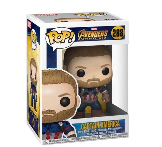 Pop Marvel: Avengers Infinity War - Captain America - Funko Pop #288