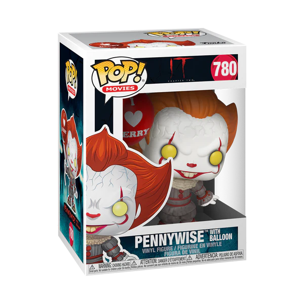 Pop Movies: IT Chapter 2 - Pennywise with Balloon - Funko Pop #780