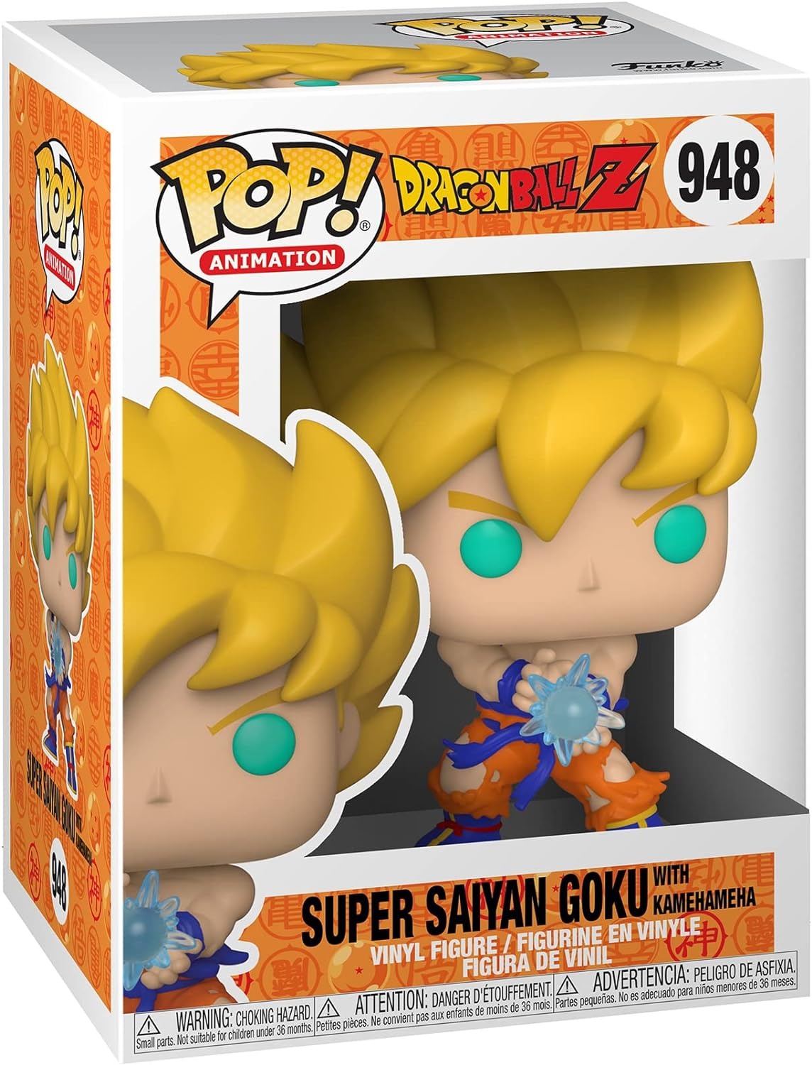 Pop Animation: Dragon Ball Z - Super Saiyan Goku with Kamehameha - Funko Pop #948