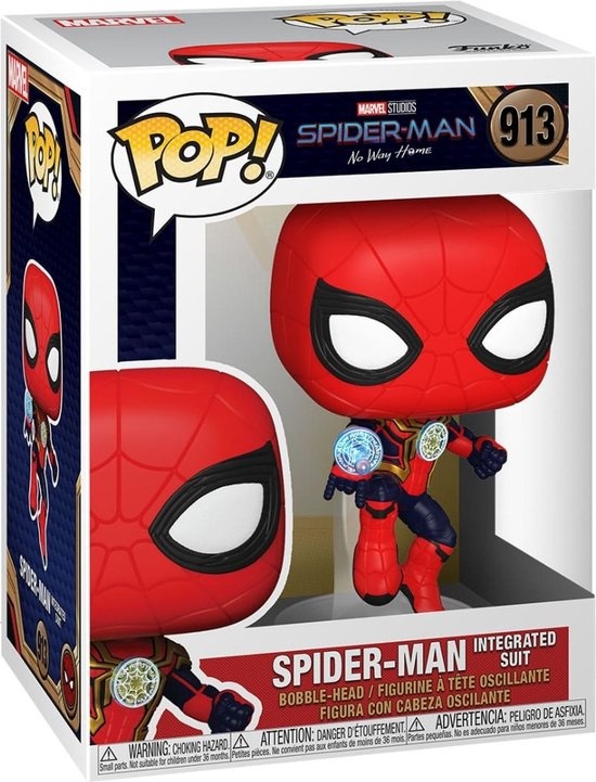 Pop Marvel: Spider-Man No Way Home - Integrated Suit - Funko Pop #913