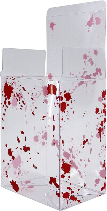Pop Protector with Blood Splatter – 10 Pieces (10 cm/4 inch) – Protective Case for Funko Pop
