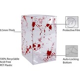 Pop Protector with Blood Splatter – 10 Pieces (10 cm/4 inch) – Protective Case for Funko Pop