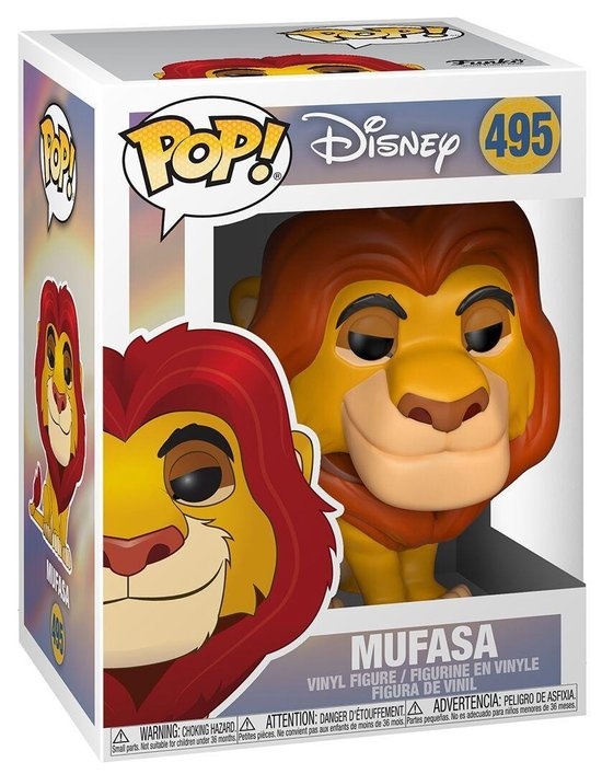 Pop Disney: The Lion King - Mufasa - Funko Pop #495