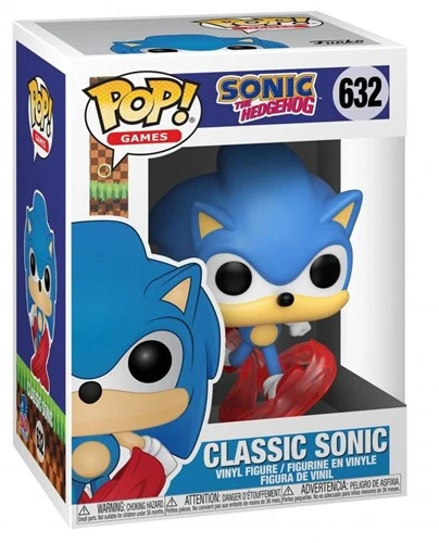 Pop Games: Sonic the Hedgehog - Classic Sonic (Running) - Funko Pop #632