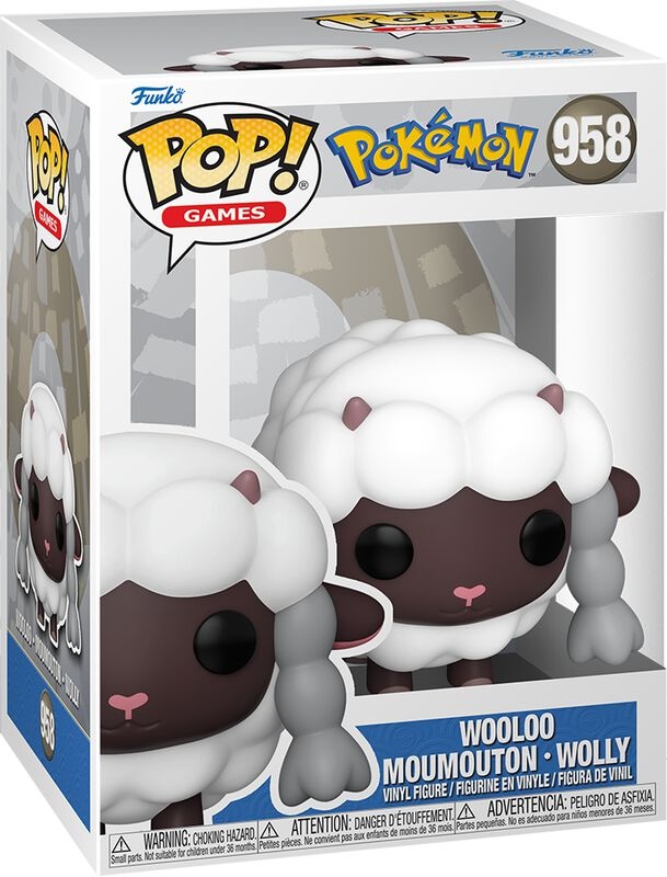 Pop Games: Pokemon - Wooloo - Funko Pop #958