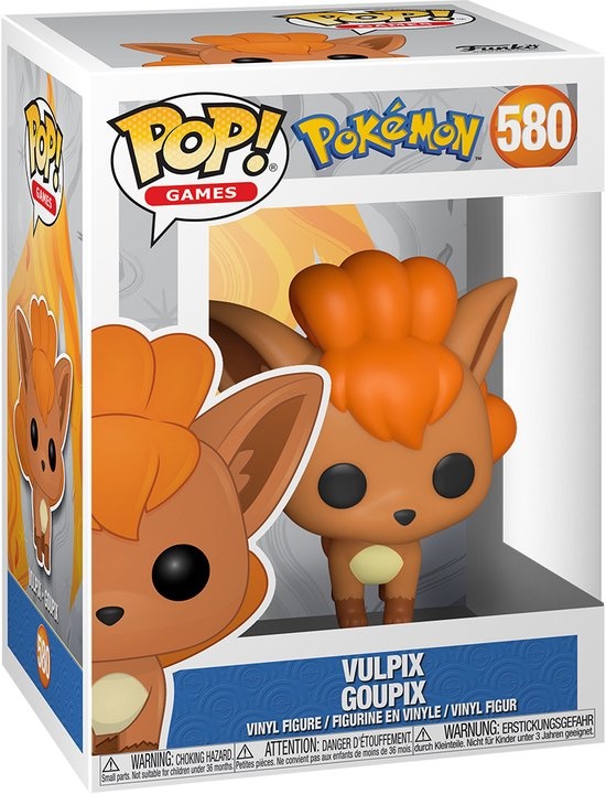 Pop Games: Pokémon - Vulpix - Funko Pop #580