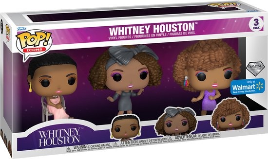 Pop Icons: Whitney Houston - Funko Pop 3-Pack (Special Edition)