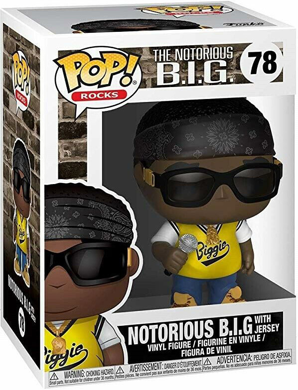 Pop Rocks: Notorious B.I.G. in Jersey Funko Pop #78