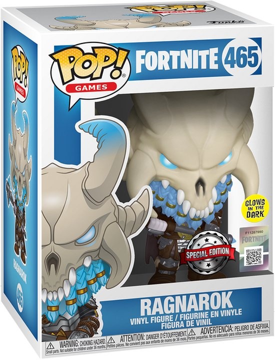 Pop Games: Fortnite - Ragnarok (Glow in The Dark) Funko Pop #465