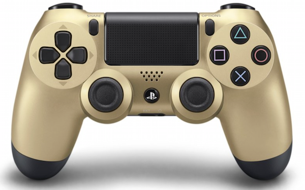 Sony Wireless Dualshock PS4 Controller V2 Goud