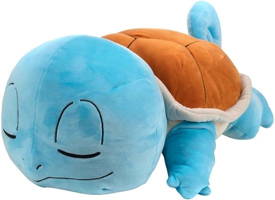 Pokémon Sleeping Squirtle Pluche Knuffel (45cm)