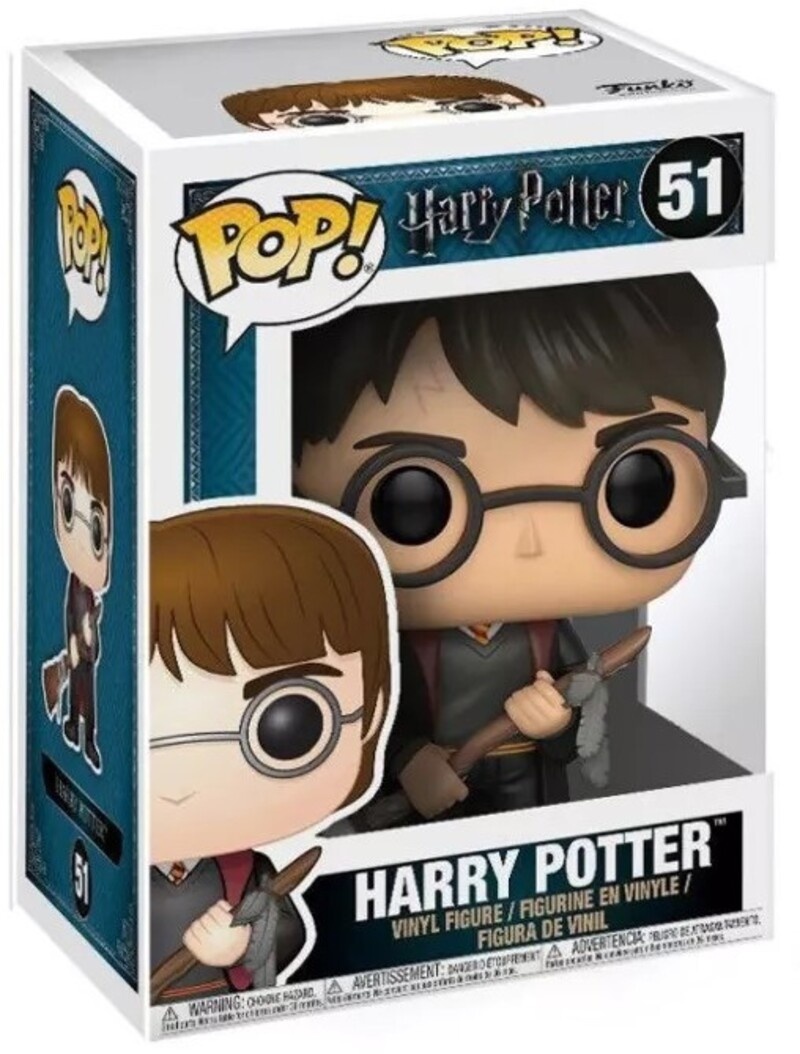Pop Harry Potter: Harry with Firebolt & Feather Funko Pop #51