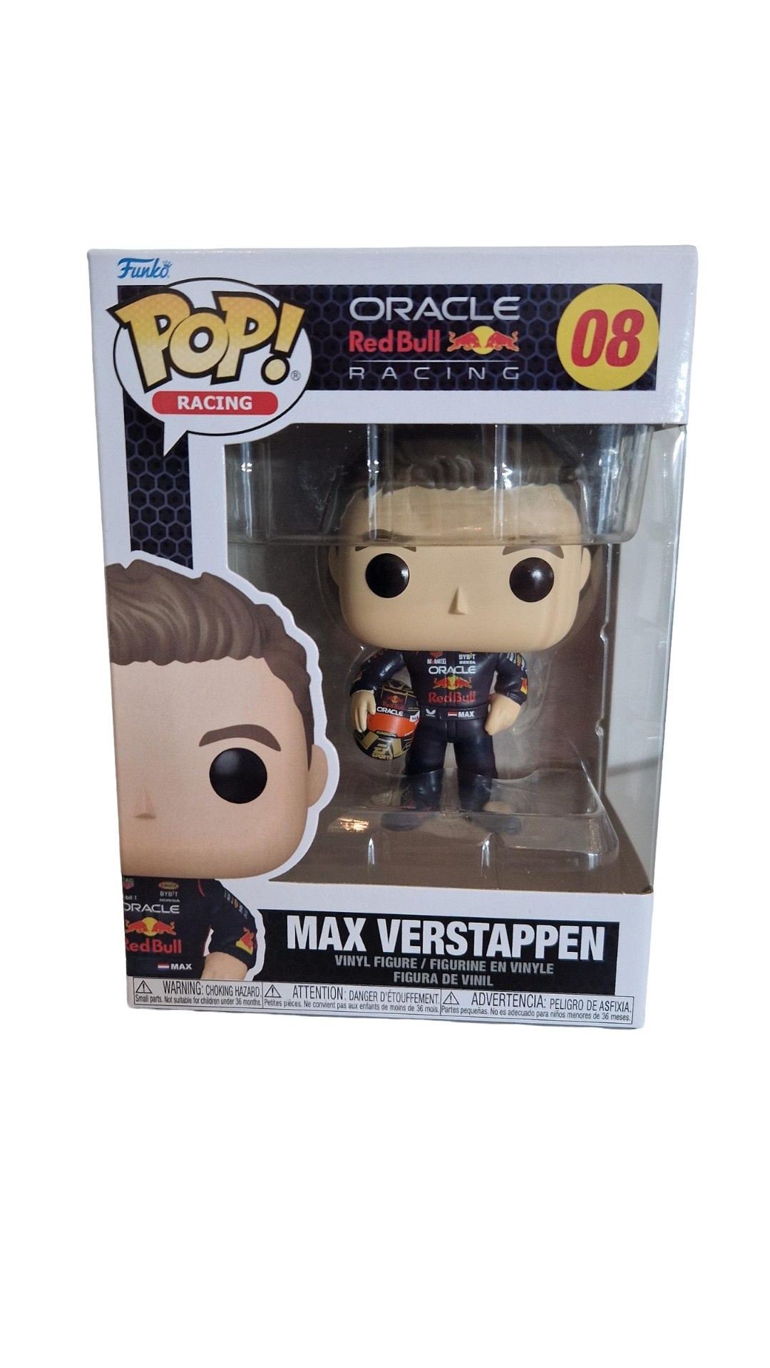 Pop Racing: Max Verstappen with Helmet Funko Pop #08