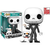 Pop! Disney: Jumbo The Nightmare Before Christmas - Jack Skellington With Zero Funko Pop (25cm) #809