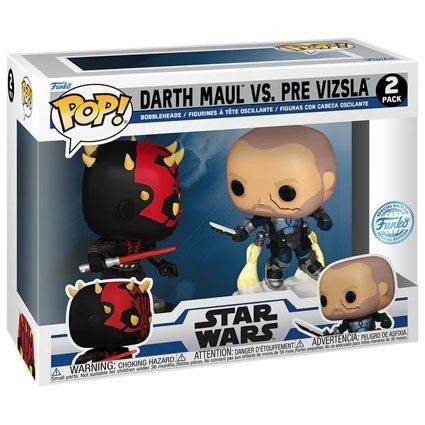 Pop Star Wars: Clone Wars - Darth Maul vs Pre Vizsla Funko Pop 2-Pack