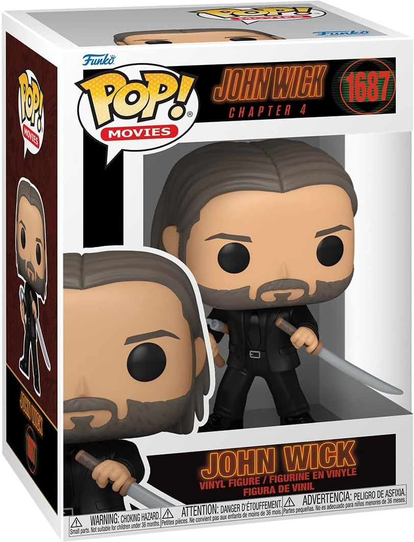 Pop Movies: John Wick Chapter 4 - John Wick Funko Pop #1687