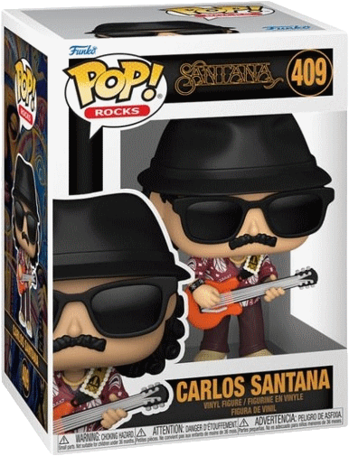 Pop Rocks: Santana - Carlos Santana Funko Pop #409
