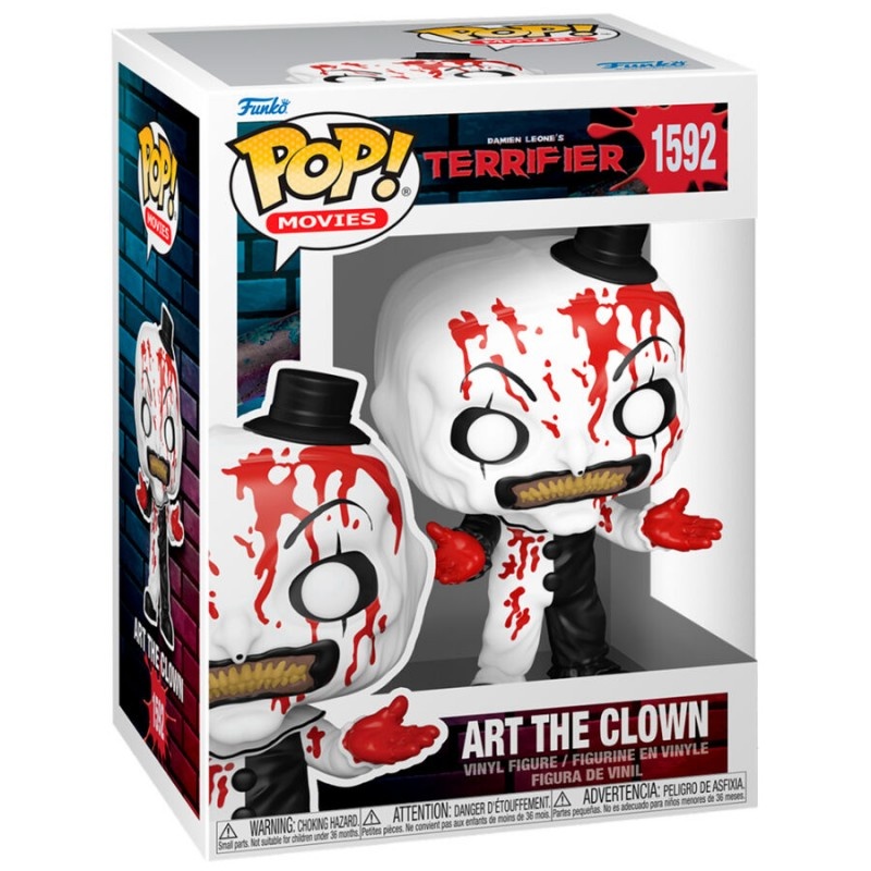 Pop Movies: Terrifier 2 - Art the Clown (Bloody) Funko Pop #1592