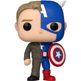 Pop Split: Marvel - Steve Rogers/Captain America Funko Pop #1431