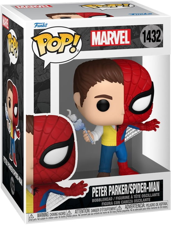 Pop Split: Marvel - Peter Parker/Spider-Man Funko Pop #1432