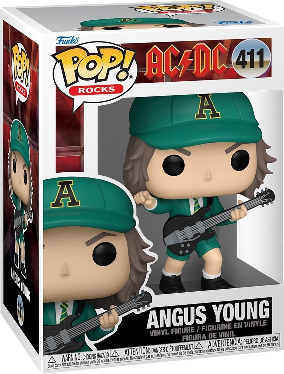 Pop Rocks: AC/DC Angus Young (Green Outfit) Funko Pop #411