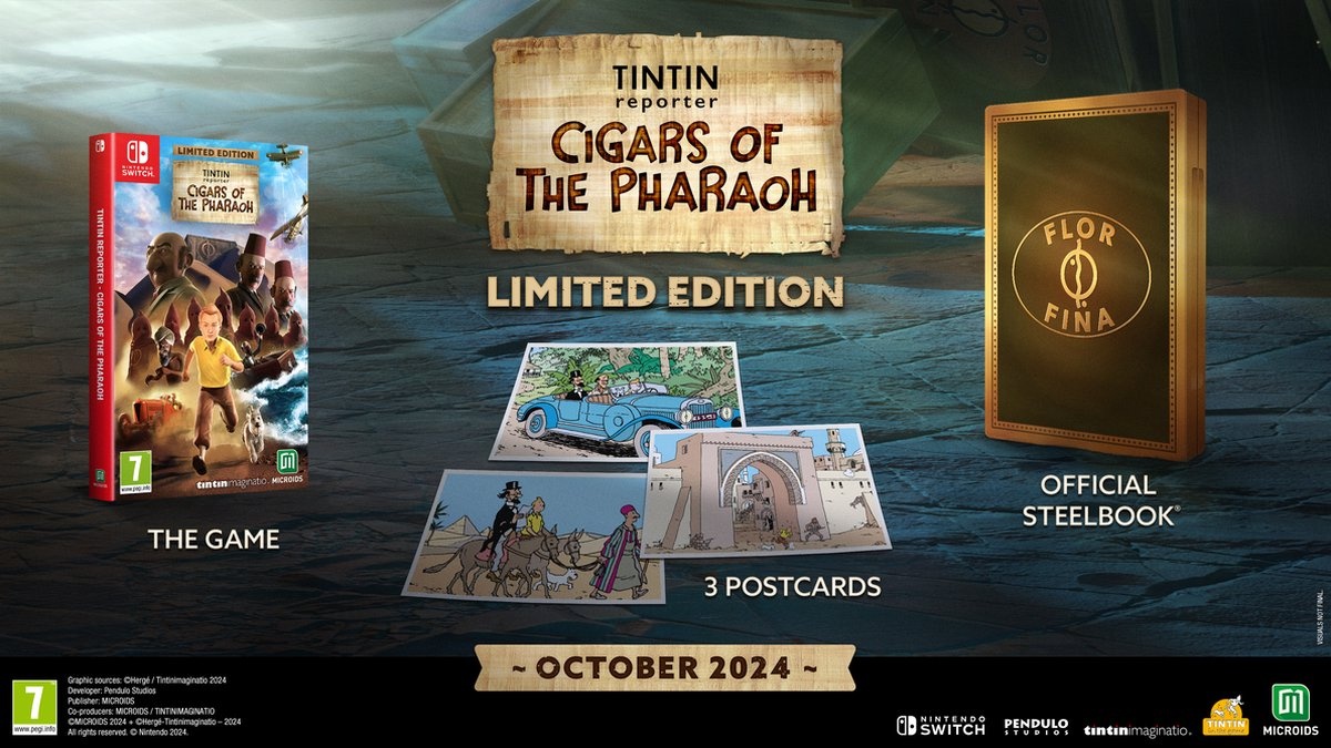 Tintin Reporter: Cigars of the Pharaoh Limited Edition - Nintendo Switch