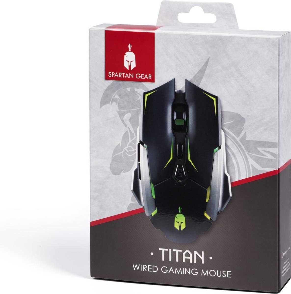 Spartan Gear – Titan Kabelgebundene Gaming-Maus