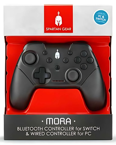 Spartan Gear: Mora Bluetooth (Switch) & Wired (PC) Gaming Controller - PC & Switch