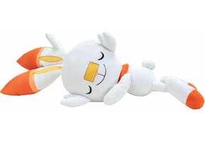 Pokémon Sleeping Scorbunny Pluche Knuffel (45cm)