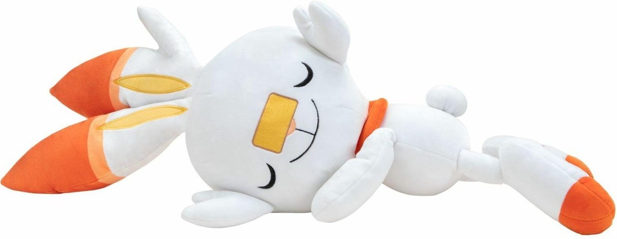 Pokémon Sleeping Scorbunny Plush (45 cm)